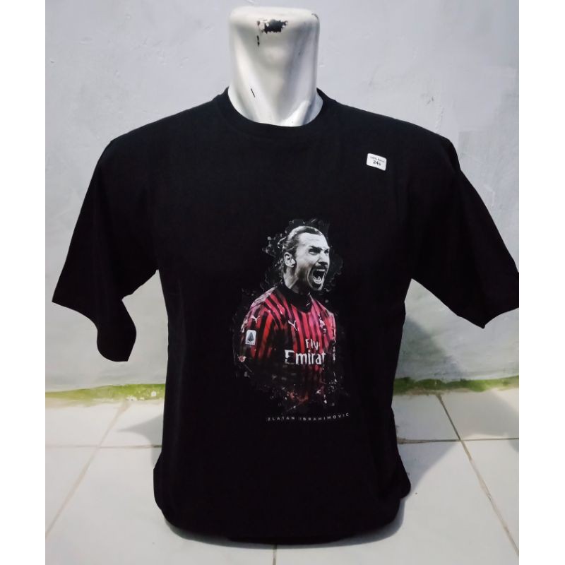 Kaos Zlatan Ibrahimovic AC Milan kaos distro bola