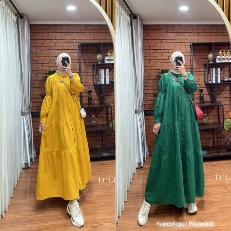 LUISA MIDI DRESS by DHILOVERA DLOVERA D'LOVERA