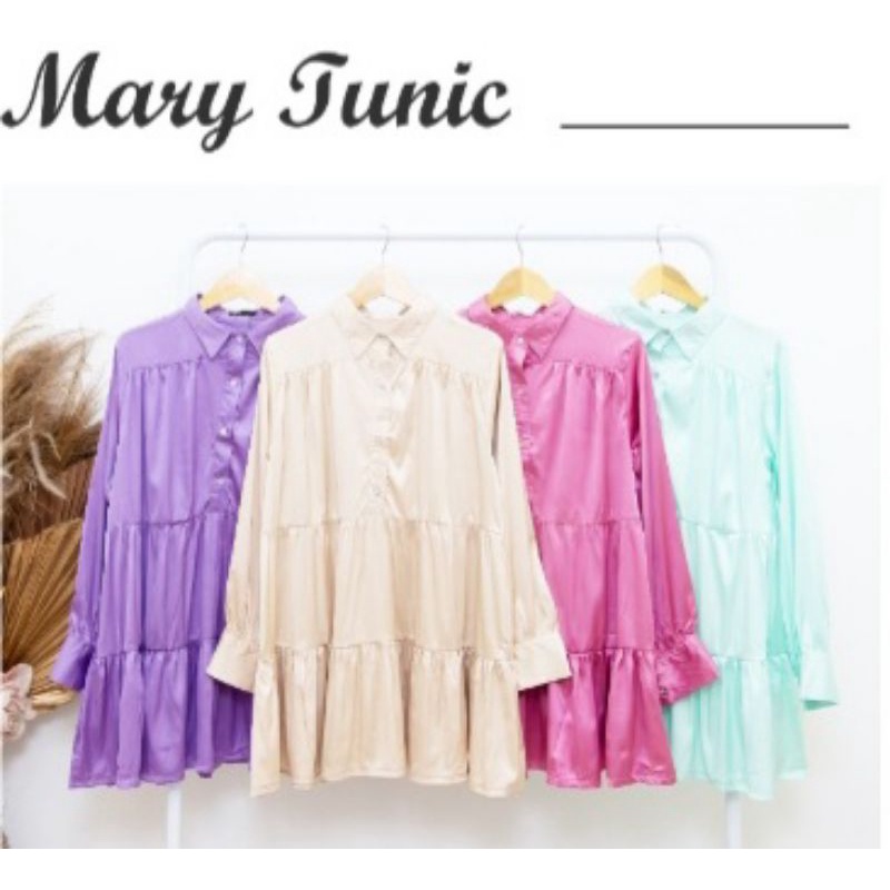 Tunik Satin Armani Silk Mary Tunik by Extu Terbaru