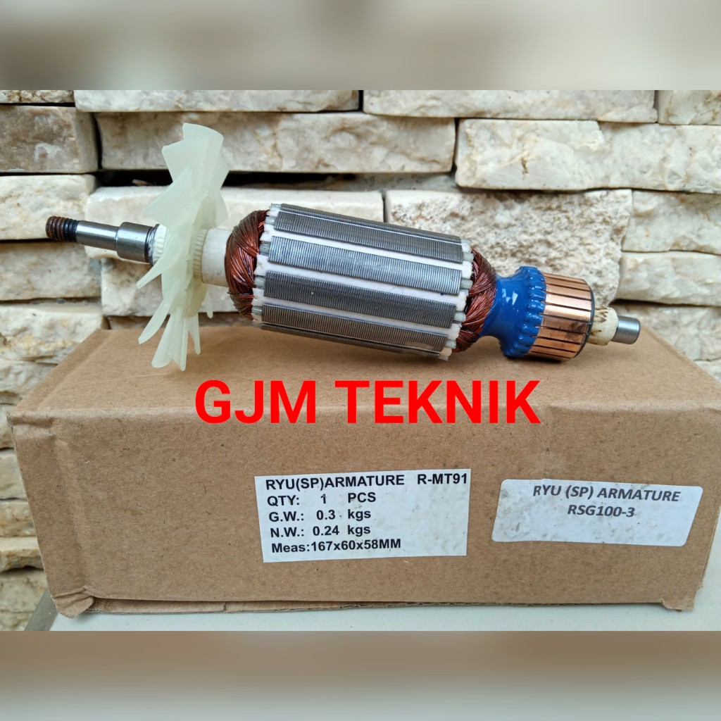 Armature angker Gerenda Ryu 4 inch - Angker Sprarepart Gerinda Ryu 4 inch - murah