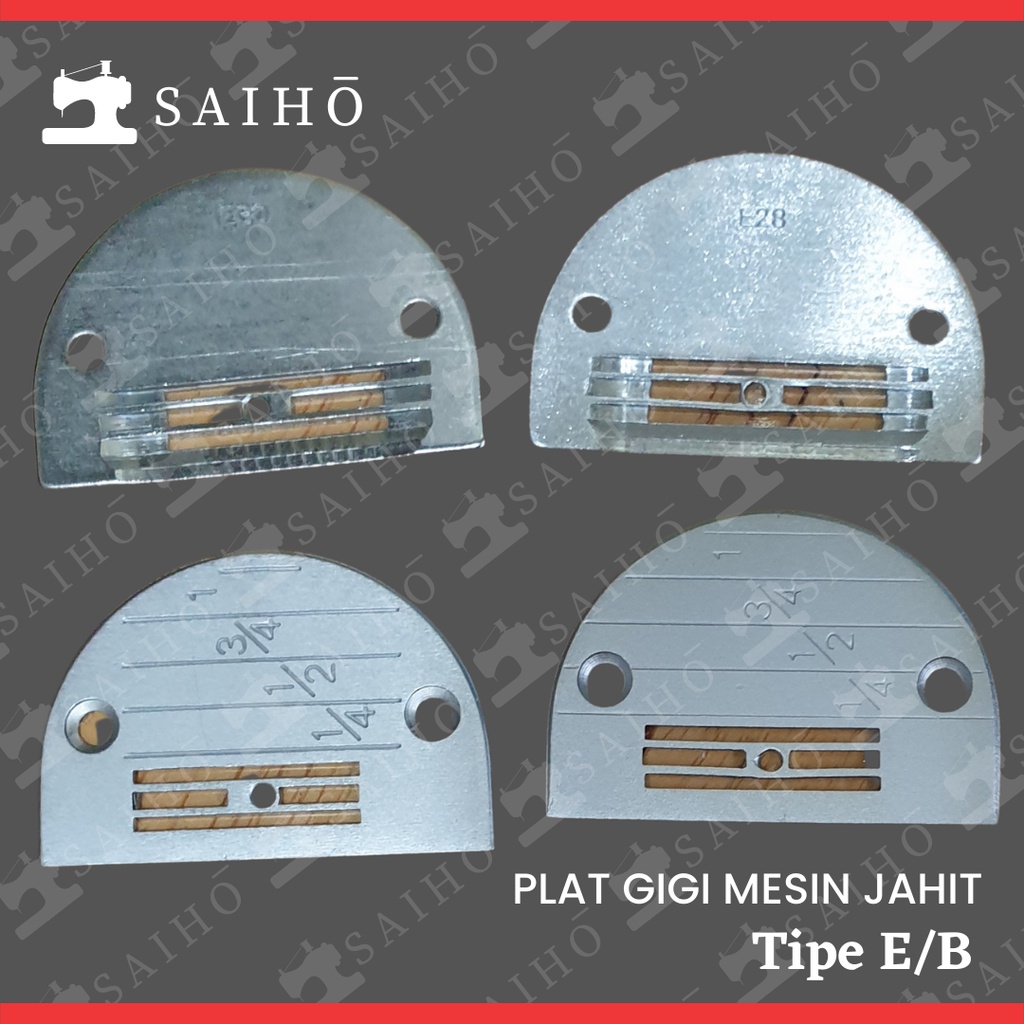 Needle Plate / Plat Gigi Mesin Jahit Industri Jarum 1 Tipe B / E