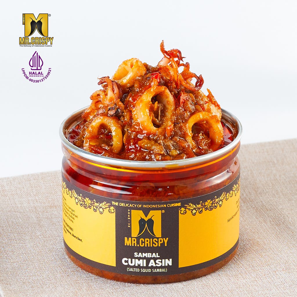 Sambal Cumi Asin / Sambel Mr.Crispy - 120 Gram