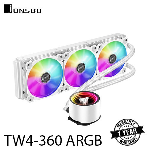 JONSBO TW4-360 ARGB WHITE Shadow Liquid Cooling CPU AIO