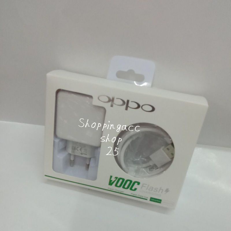 CHARGER OPPO VOOC FLASH CHARGER ORIGINAL 5V - 4A CHARGER OPPO F11 /11 PRO CASSAN OPPO