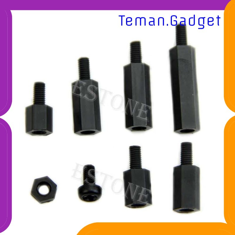 TG-DE255 XHHD Set Stand-off Spacer Kit Nylon M3 180 PCS - M3