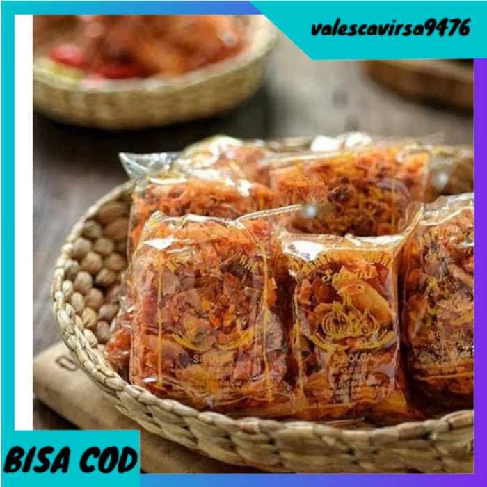 

⭐BISA COD⭐ Keripik kerupuk Sambal Teri khas Sibolga Cap Bawang 30 bungkus kecil