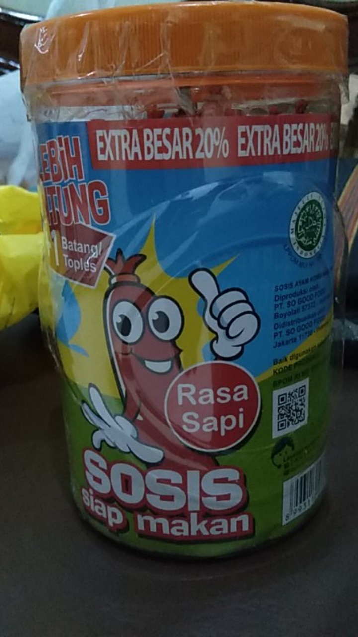 Sosis Sonice 20% Extra (toples)