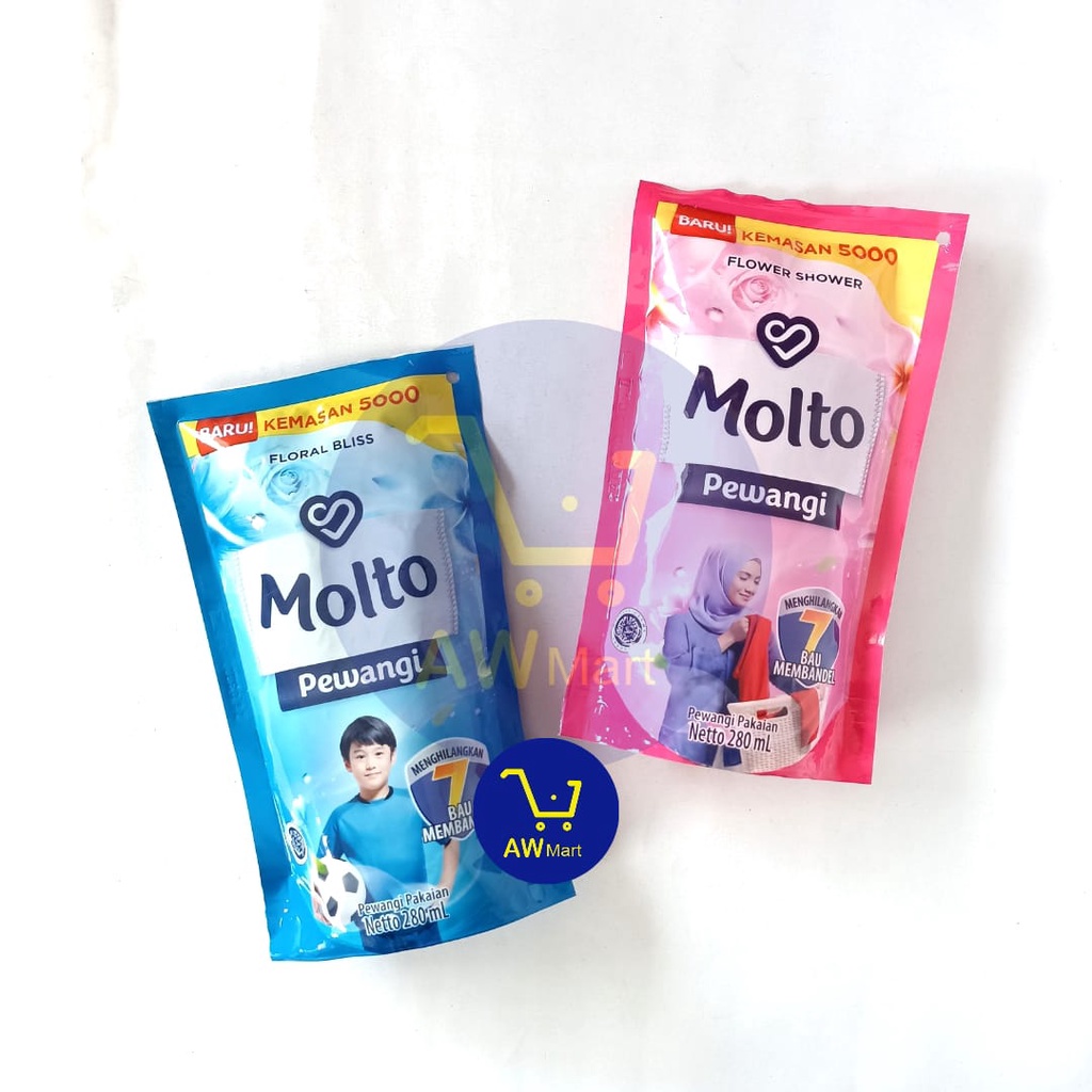 MOLTO ECER Rp 5.000 280ML - PEWANGI MOLTO ECER 5.000 - MOLTO 280 ML