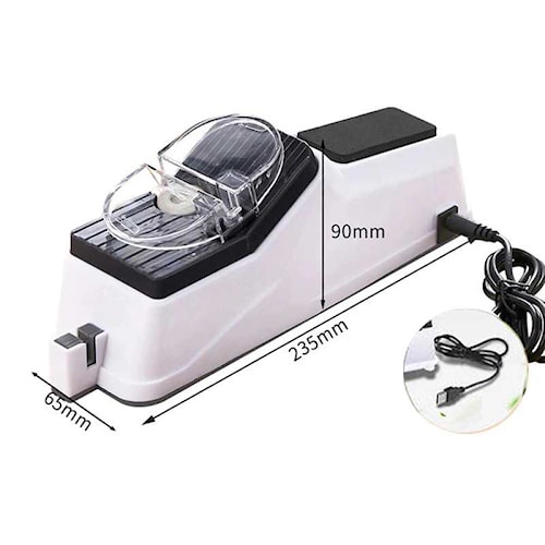 pengasah pisau elektrik knife sharpener pengasah pisau asahan pisau otomatis alat pengasah pisau asah pisau pengasah pisau dapur alat pengasah pisau otomatis promo diskon termurah pengasah pisau usb charge pengasah pisau rechargeable usb