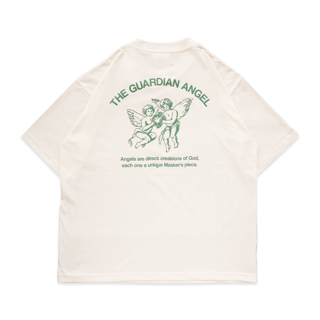 Iluthic - Angel Broken White Oversized Tee