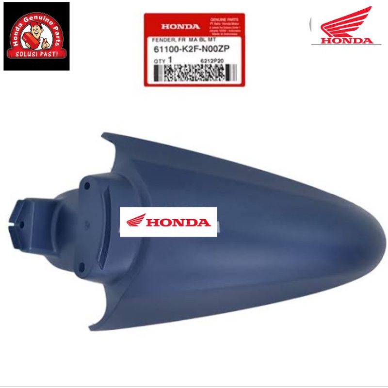 61100 K2F N00ZP spakbor depan scoopy K2F warna biru dop asli honda