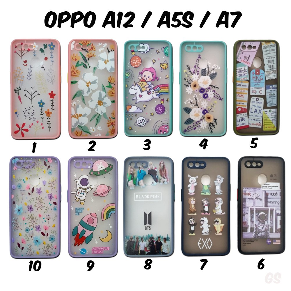 Protector Lens I Case Hybrid OPPO A11K A12 A5S A7 A52 A72 A92 A8 A31 F9 RENO 4F Gambar Pelindung