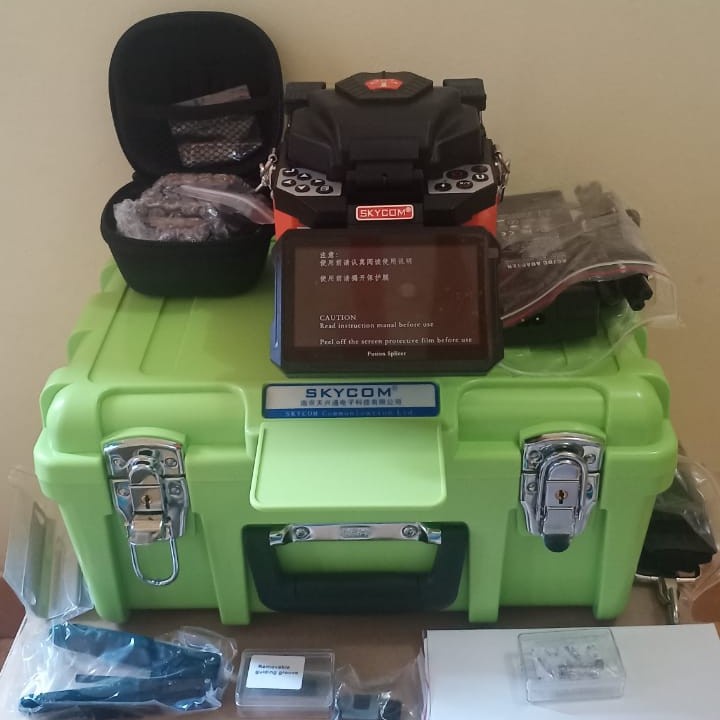 Splicer Skycom T307/Fusion Splicer Skycom T307/Alat Sambung FO FTTH