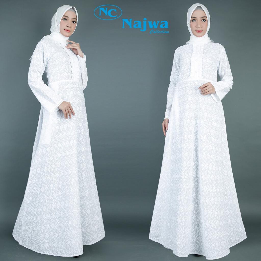 GAMIS PAYUNG BAHAN KATUN PARIS / KATUN JEPANG 100% PERLENGKAPAN HAJI DAN UMROH WANITA / BAJU UMROH
