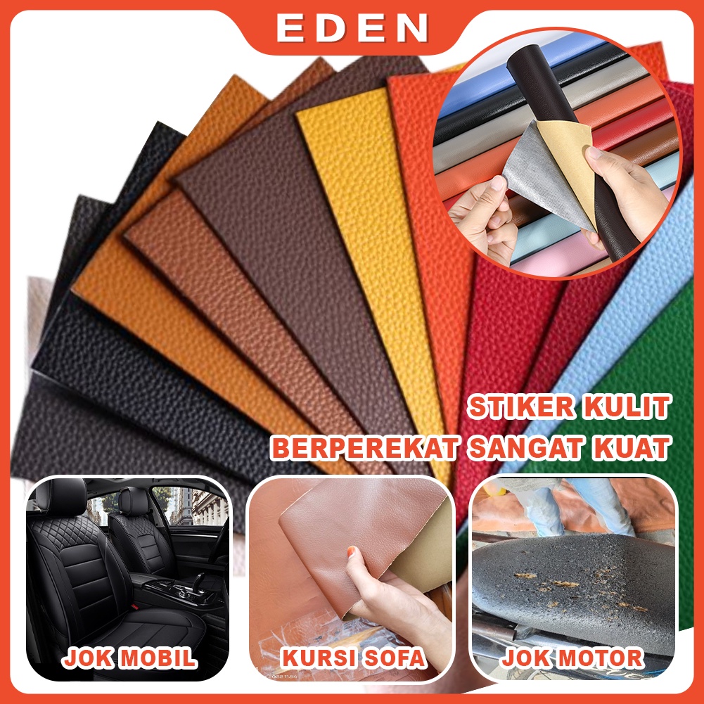 Stiker Leather Bahan Kulit Berkualitas Import Untuk Sofa Jok Mobil / Jok Motor / Penambal Sofa