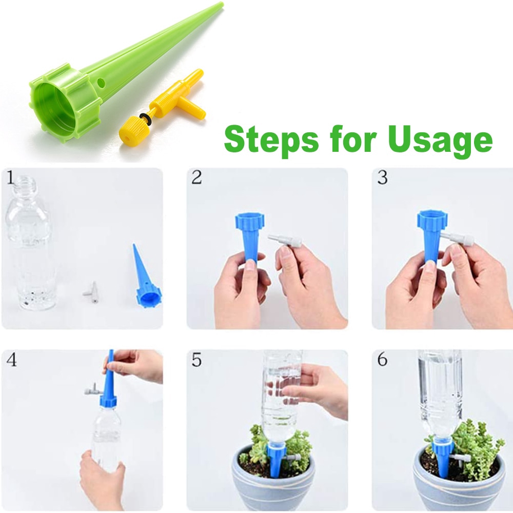 Auto Drip Irrigation / Watering System Watering Spike for Plants Flower Indoor  / Garden Plants Flower Auto Watering Tool /  Household Automatic Waterers Drip Irrigation