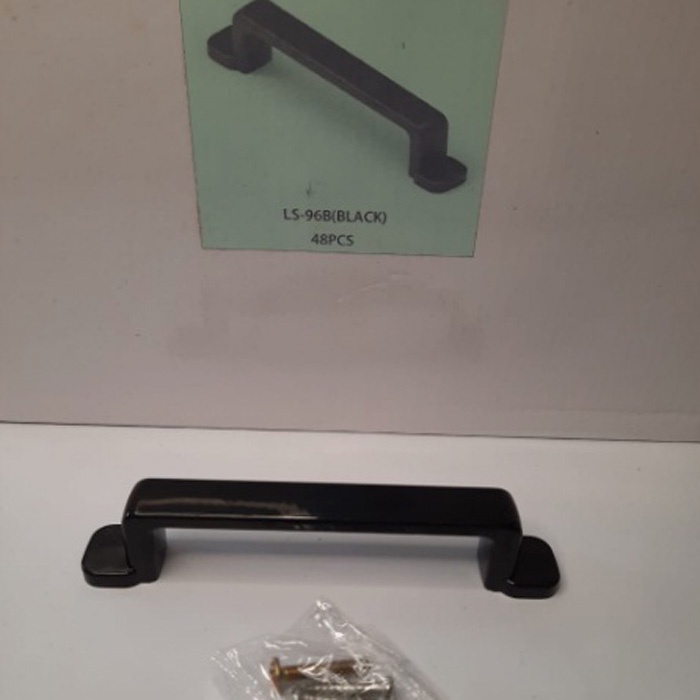 COD Handle Gagang Tarikan Laci Lemari Jendela PVC black GROSIR ECER READY MEDAN