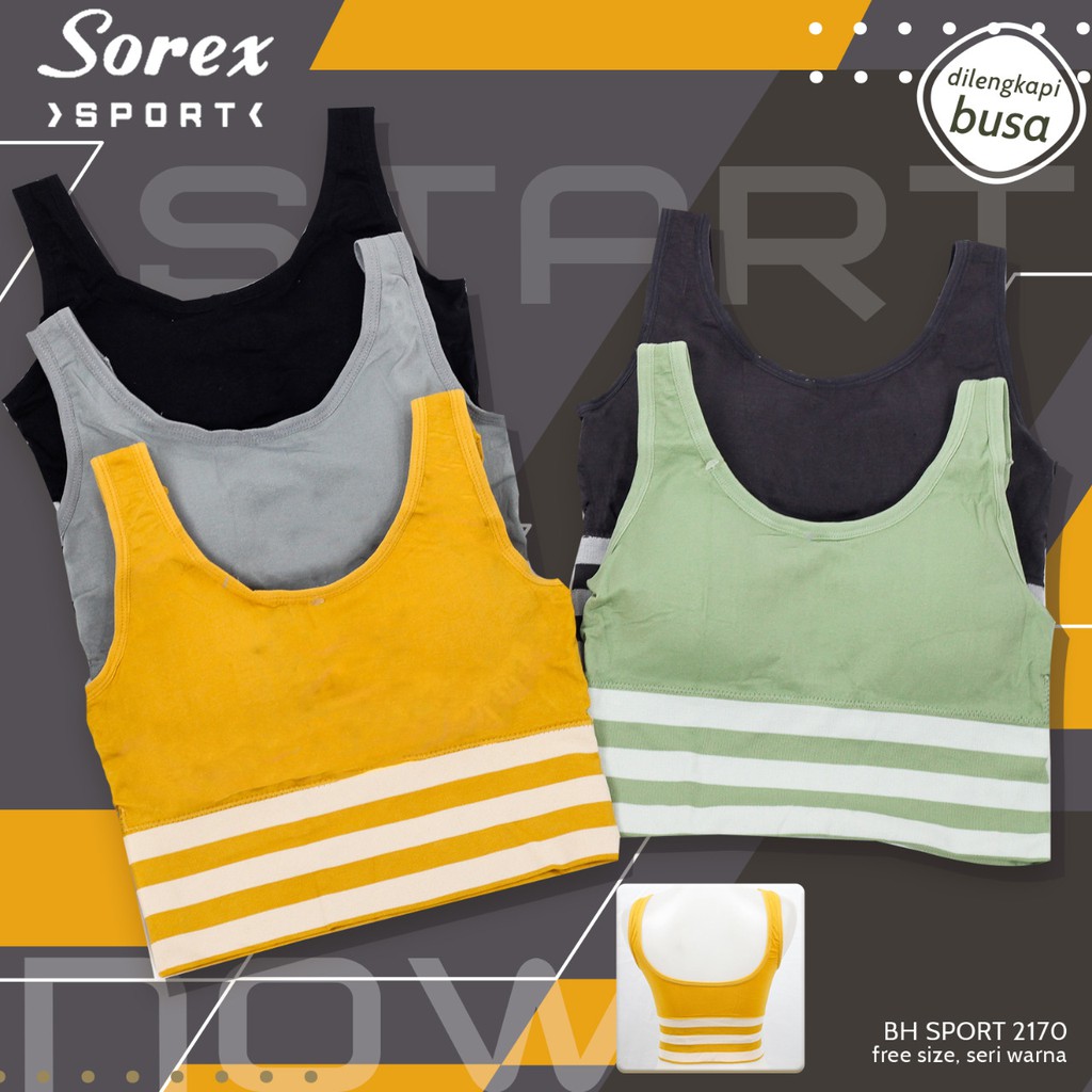 BH SOREX Sport 020 021 Senam Yoga Olahraga Aerobic / Pakaian Olahraga Wanita