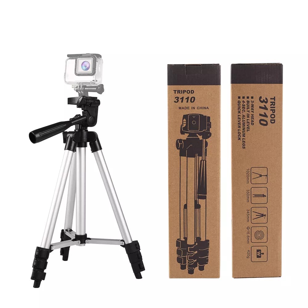 Tripod 3110 Tripod Camera Tripod Handphone Holder U Kaki Stabilizer