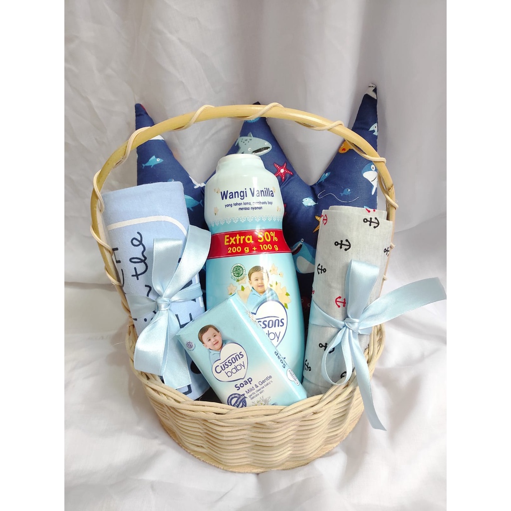 Hampers Parcel Paket Gift Set Kado Hadiah Newborn Baby Bayi Lahiran Sabun Zwitsal Cussons