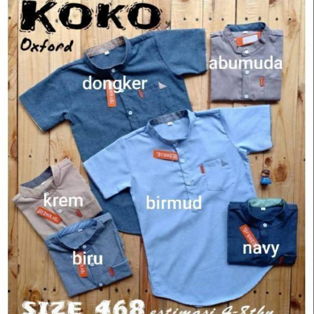 Baju koko oxford