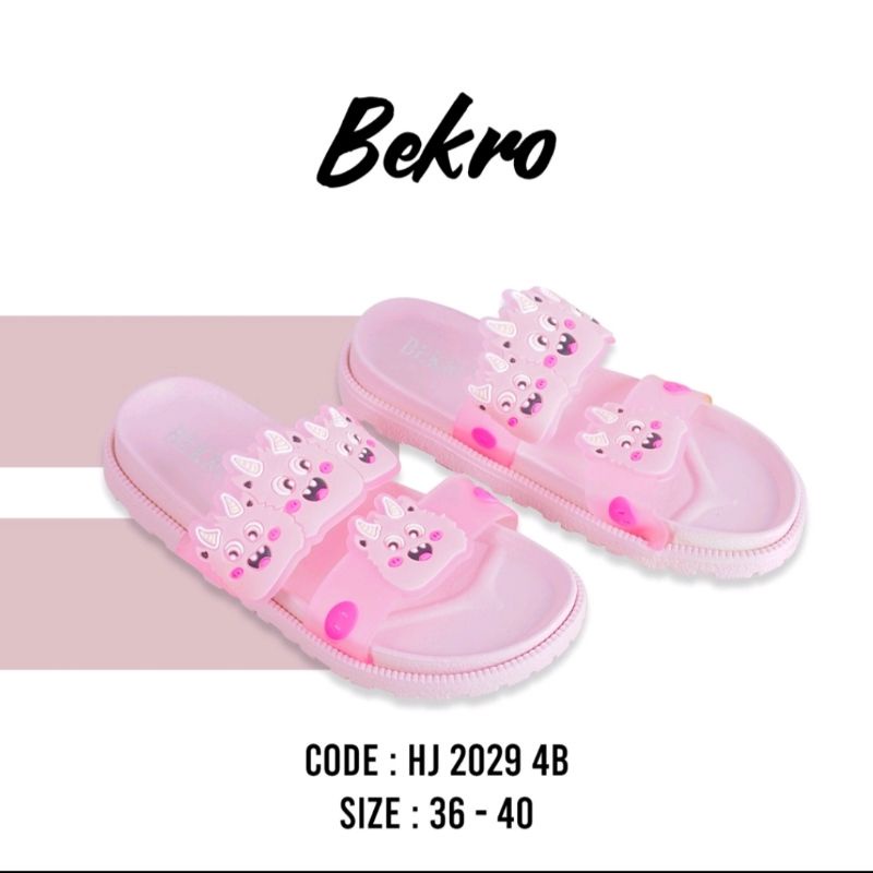 Sandal jelly korea imut Sol Tebal 4 cm