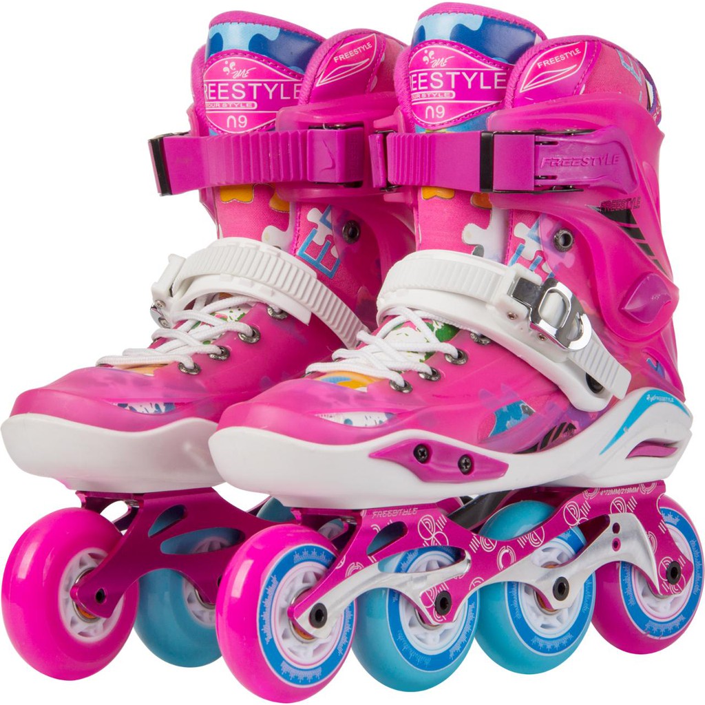 Sepatu Roda Anak Inline Skate Anak Freestyle N9 Pink