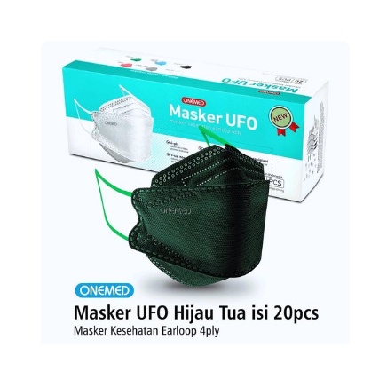 Onemed Masker Medis UFO 4plys Earloop Box isi 20s