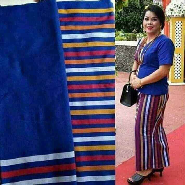 Tenun Paruki Lurik Tebal / Tenun Toraja Paruki Lurik