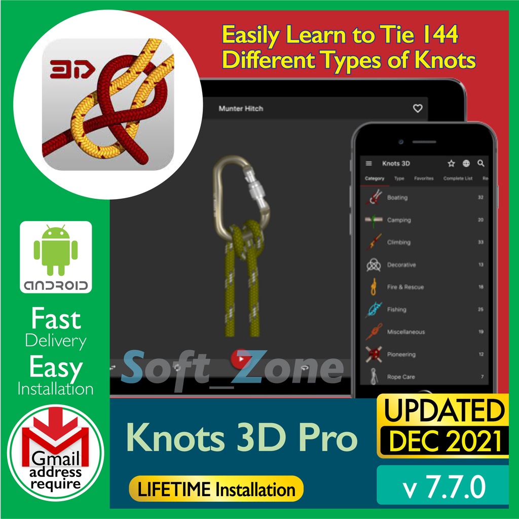

Knts 3D Pr v7.7.0 - Esly Lrn t T 144 Dffrnt Typs f Knts [SmrtPhn - Andrd] - Dgtl Dwnld