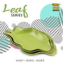 Arwana Houseware Mangkok daun pisang W2411 Hijau Tua - Golden Dragon Melamine