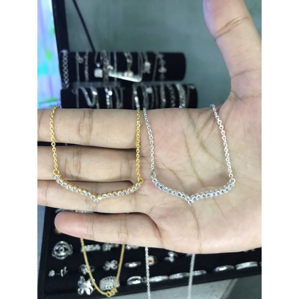 kalung fuji kalung aurel perak asli