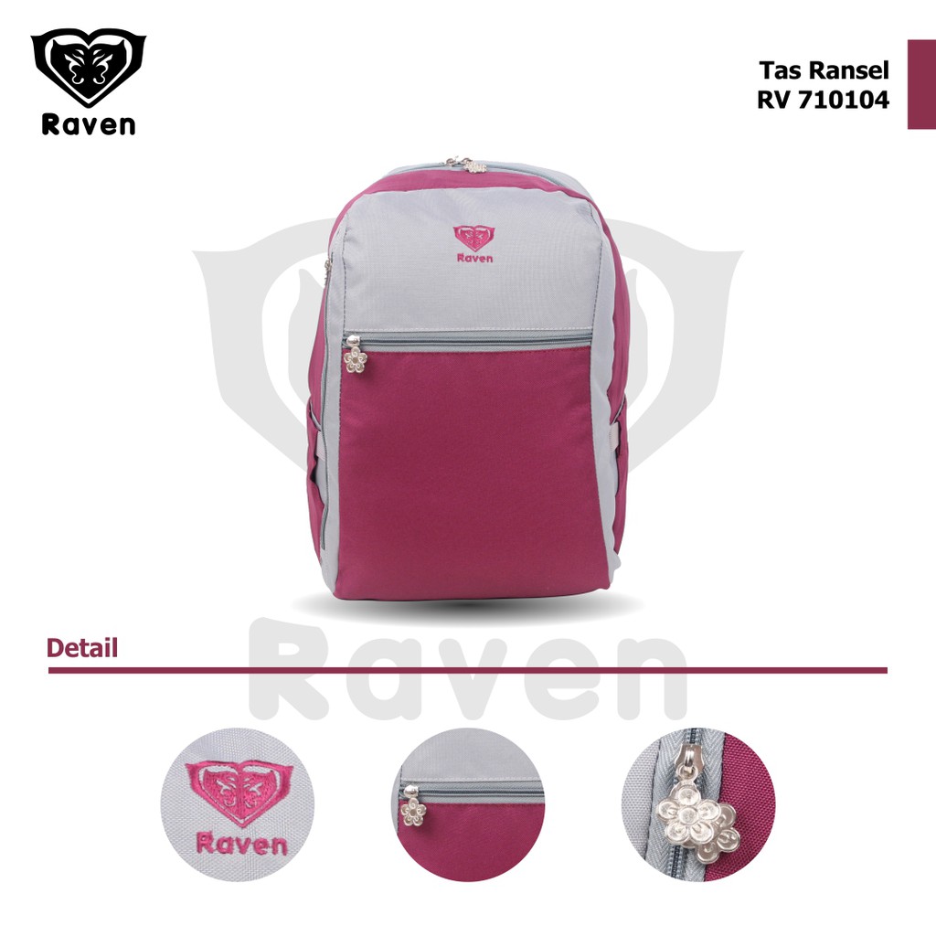 [KLIKTAS] Tas ransel wanita RAVEN RV 710104 / backpack multifungsi tas punggung