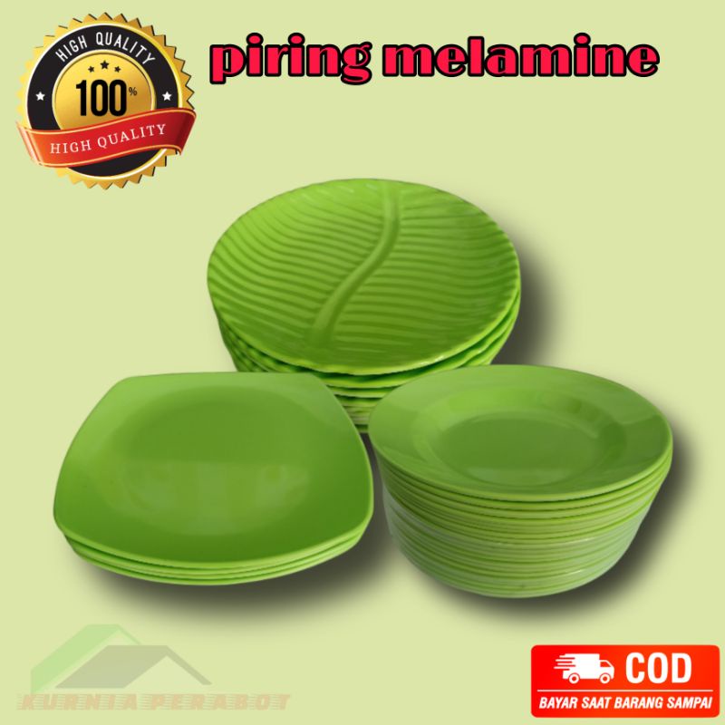 Piring makan saji melamine /piring plastik melamin