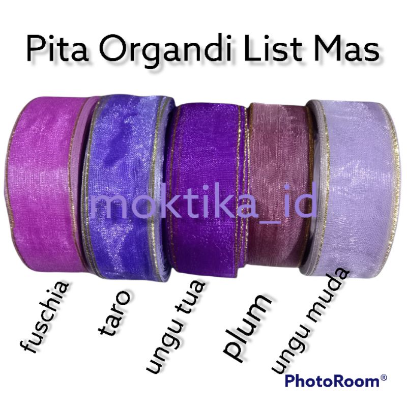 

Pita Organdi List Mas 1inch