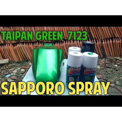 Cat Semprot TAIPAN GREEN 7123 HIJAU Sapporo Spray Pylox Pilox 300 cc