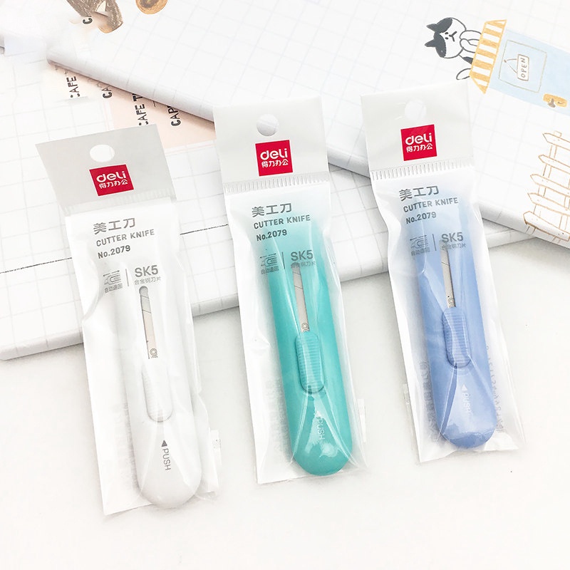 

CIE Deli Cutter / Pisau Pemotong Mini Portable Warna Pastel