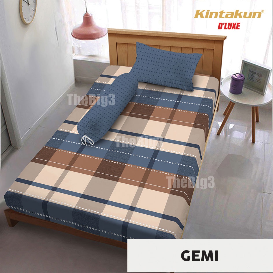 KINTAKUN Sprei 100x200 / 90x200 Motif Axel Blooma Ensley Amina Damara Gemi Litani Madana Nuraga Rena Wiyata - SP 100 90 DLX TBT