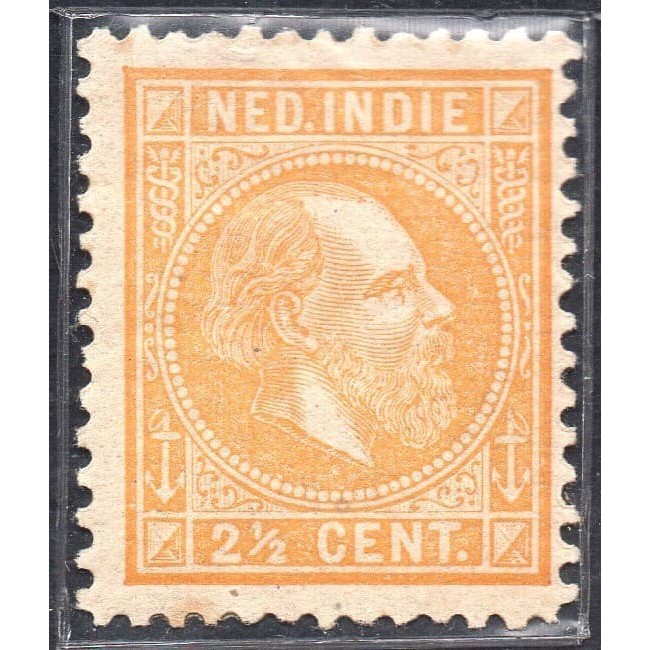 

NED INDIE N-003-007 1870-1888 WILLEM III 2½ ct - MINT HINGED