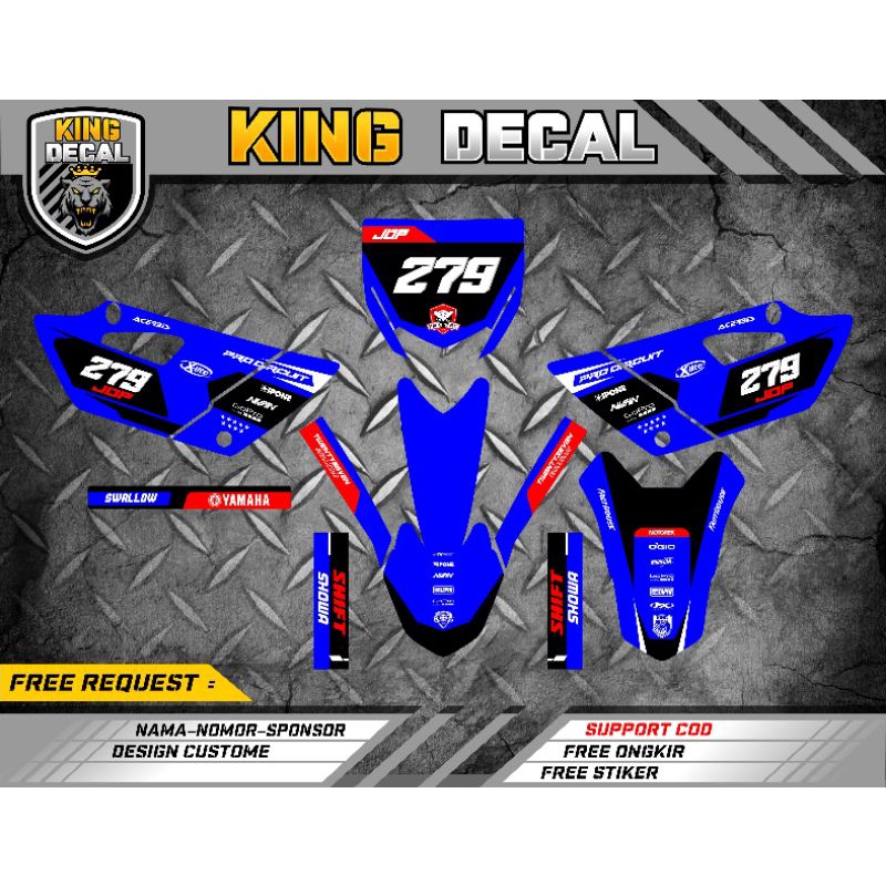 DECAL YZ 85 NEW BEBEK STANDAR DECAL YZ 85 FULL BODY DECAL YZ 85