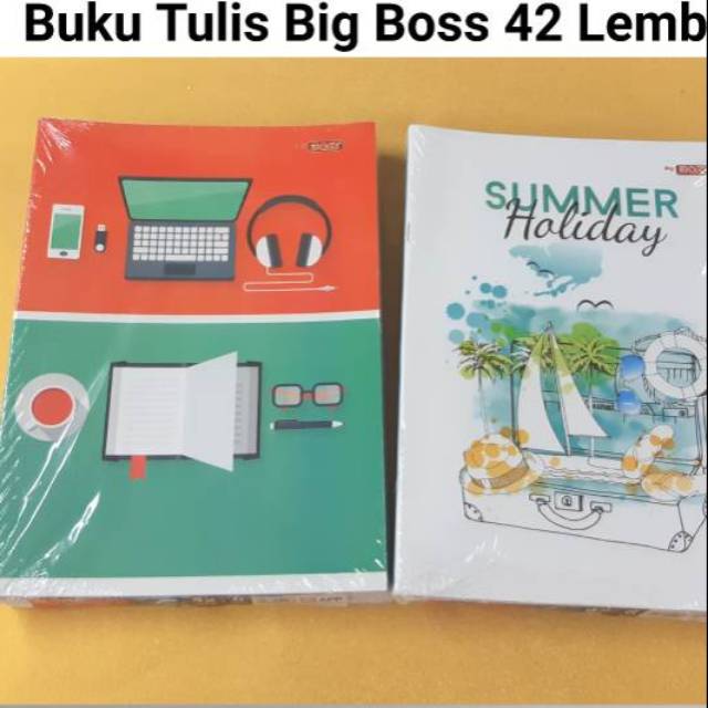 Buku Tulis Big Boss Campus Maxi 42 Lembar per pack isi 6 Buku