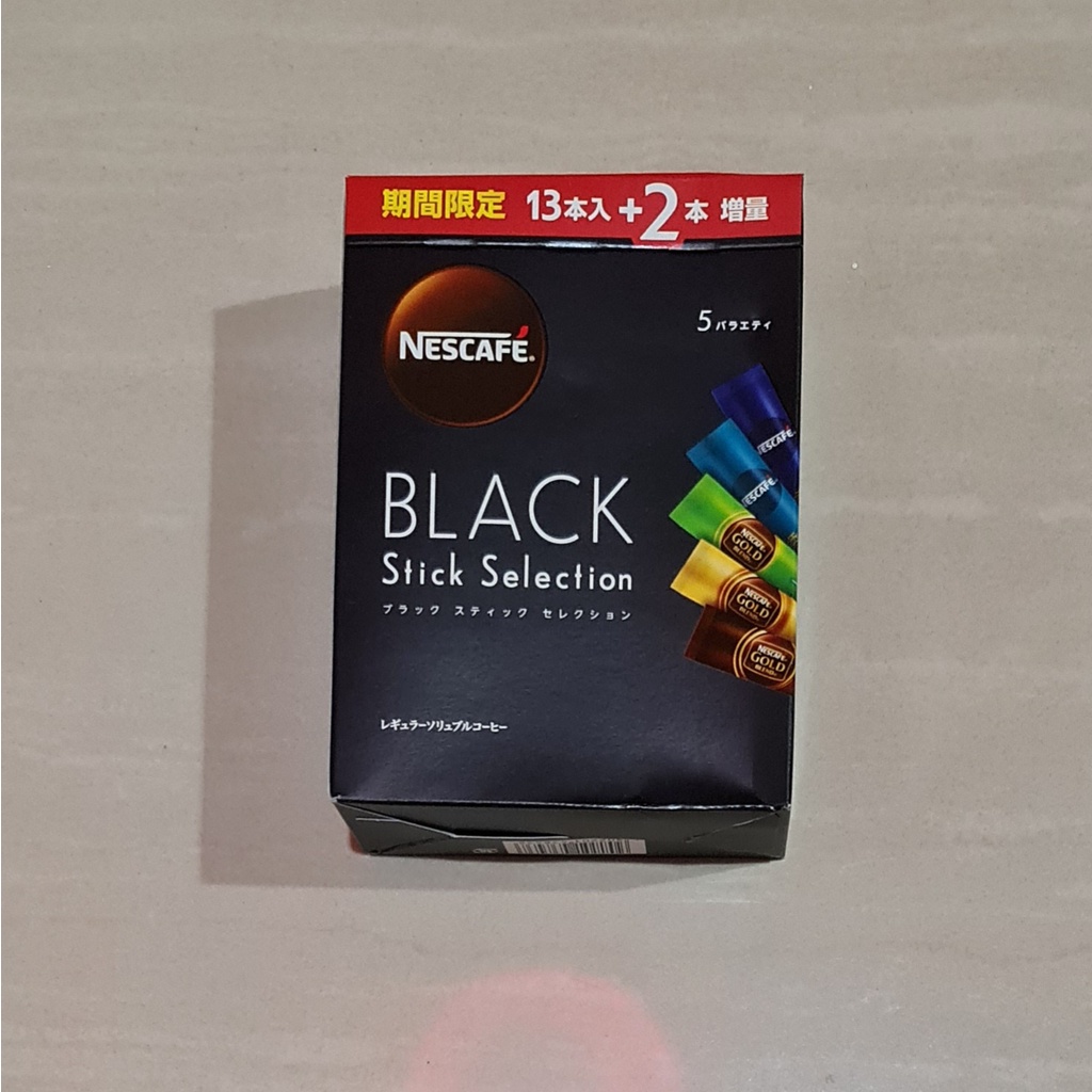 Nescafe Gold Blend Black Stick Selection Instant Coffee 13 x 2 Gram