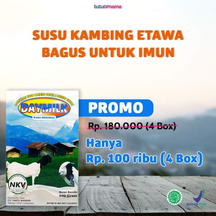 

Susu Kambing Etawa daymilk 4 Box