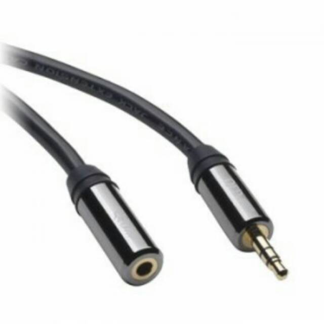 3.5mm jack to 3.5mm jack cable, Length 1m Male to Female
