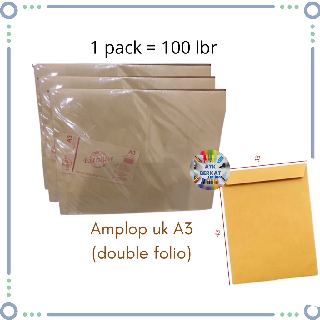 

Amplop Coklat A3