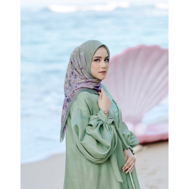 Buttonscarves The Little Mermaid Seaweed Satin Square