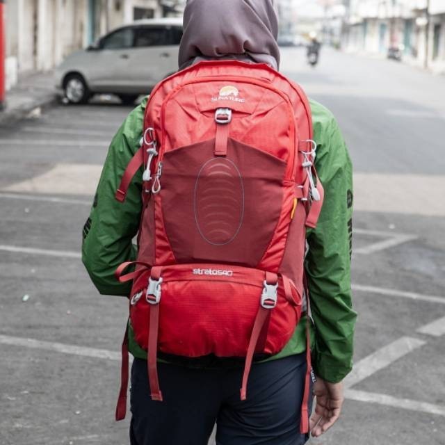 Backpack Sunature Original Stratos 40L - Tas Keril Hiking Tas Gunung