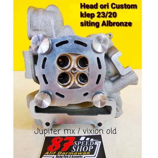 Cylinder Head kop deksel Jupiter mx vixion old custom Albronze klep 23/20 Sniper exciter lc135