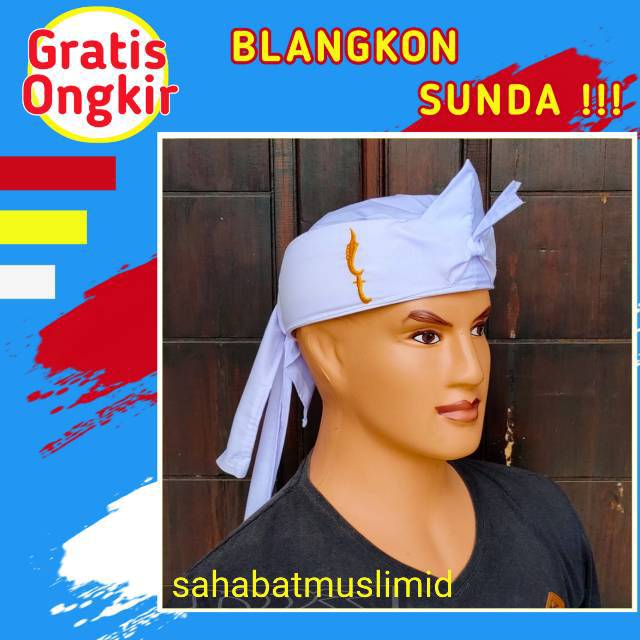 Belangkon Ikat Bordir Kujang Blangkon Sunda Blangkon Jogja Blangkon Dewasa Udeng  Jawa