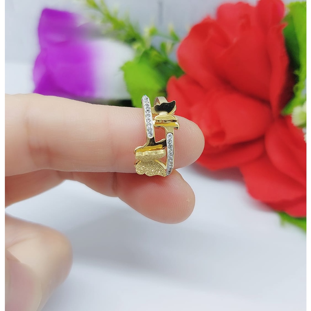 Cincin Titanium Permata 033-035 Terbaru